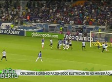 Cruzeiro e Grêmio fazem jogo eletrizante no Mineirão