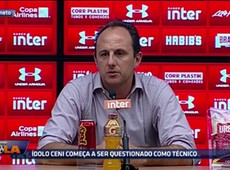 Ídolo, Ceni começa a ser questionado como técnico