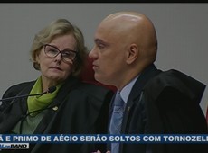 Irmã e primo de Aécio serão soltos com tornozeleira