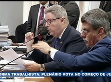 Relatório da Reforma Trabalhista é lido na CCJ