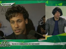 Denílson copia novo visual de Neymar