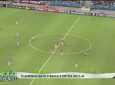Flamengo bate Bahia e entra no G4