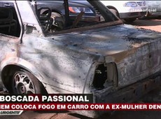 PR: Homem coloca fogo em carro com ex-mulher dentro