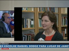 Boechat: escolha de Raquel Dodge não é motivo de pânico