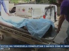 Protestos na Venezuela completam três meses com 81 mortos