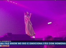 Ariana Grande faz show no Rio de Janeiro e emociona fãs