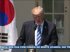 Trump diz que paciência com a Coreia do Norte acabou