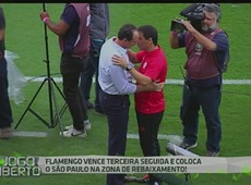 Flamengo vence 3ª seguida e coloca o São Paulo no Z-4