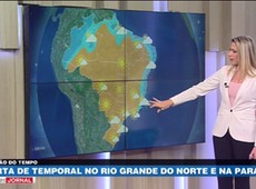 Alerta de temporal no Rio Grande do Norte e na Paraíba