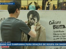 SP: entidade faz campanha para doação de roupas em shopping