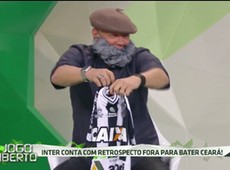 Ronaldo pendura camisa do Ceará no varal do Jogo Aberto