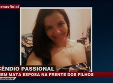 Homem mata esposa na frente dos filhos