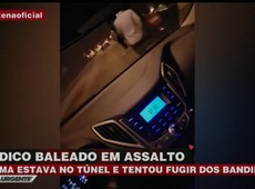 RJ: Médico é baleado durante arrastão em túnel