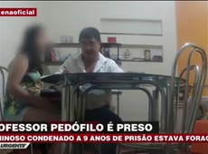 Professor pedófilo que estava foragido é preso