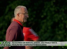 São Paulo tenta reação na estreia do técnico Dorival Júnior