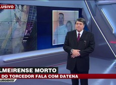 Mãe de torcedor morto conversa com Datena