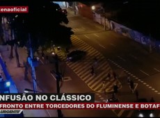 Clássico no Maracanã teve confronto antes do jogo