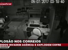 Bandidos explodem cofre de agência dos Correios