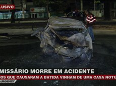 Comissário morre em acidente a caminho do trabalho