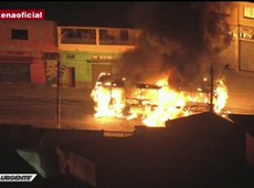 SP: Ônibus é queimado após morte de bandido
