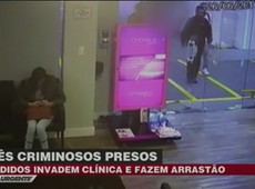 Bandidos invadem clínica e fazem arrastão