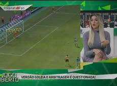 Renata Fan questiona arbitragem do jogo Palmeiras x Vitória