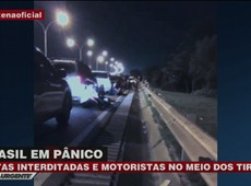 RJ: Motoristas ficam entre tiroteio na Linha Vermelha