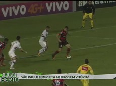 São Paulo completa 40 dias sem vitória