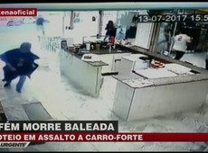 Refém morre baleada durante assalto em Natal