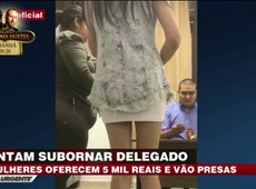 Mulheres tentam subornar delegado e são presas