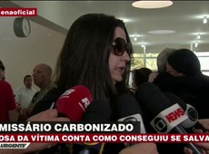 Esposa de comissário conta como se salvou de acidente