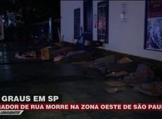 Moradores de rua enfrentam frio recorde em São Paulo