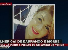 Mulher morre após cair de barranco