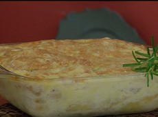 Filé de peixe com creme ao forno