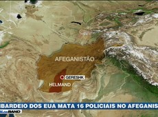 Bombardeio dos EUA mata 16 policiais no Afeganistão