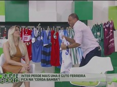Denilson brinca com Renata Fan após derrota colorada
