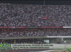 Com Morumbi lotado, São Paulo empata com Grêmio por 1 a 1