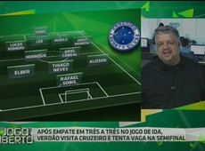 Héverton arrisca placar do jogo Cruzeiro x Palmeiras