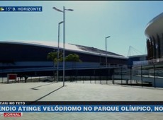 RJ: incêndio atinge velódromo no Parque Olímpico
