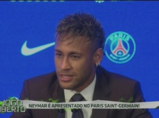 Neymar chega ao PSG