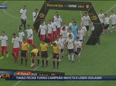 Timão fecha 1º turno do Brasileirão invicto e líder isolado