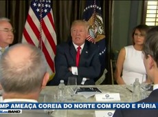 Trump ameaça Coreia do Norte com fogo e fúria