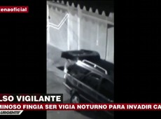 Ladrão usa roupa de vigilante para assaltar