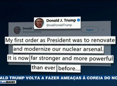 Trump volta a fazer ameaças à Coreia do Norte