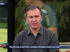 Velloso sobre Felipe Melo: primeiro passo para uma rescisão