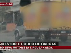 SP: Roubo de carga acaba em sequestro no Grajaú