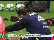 Desfalcado, Flamengo enfrenta o lanterna Atlético-GO