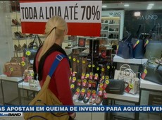 Lojas apostam em queima de inverno para aquecer vendas