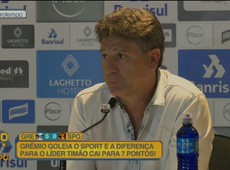 Grêmio vence o Sport por 5 x 0 no Brasileirão