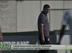 Carille poderá usar a sua equipe titular contra o Peixe